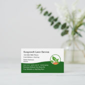 Modern Lawn Services Embleem Visitekaartjes (Staand voorkant)