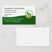 Modern Lawn Services Embleem Visitekaartjes (Voorkant / Achterkant)