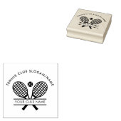 Modern Lawn Tennis Club Naam Team Kantoor Rubberstempel (Gestempeld)