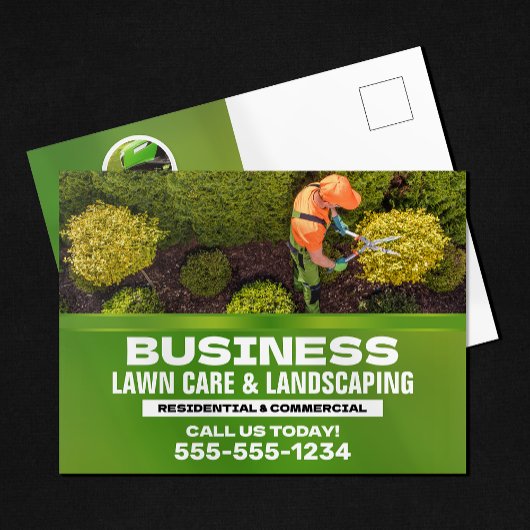 Modern Lawncare & Landscaping Lawn care maaien Briefkaart