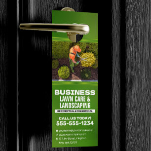 Modern Lawncare & Landscaping Lawn care maaien Deurhanger