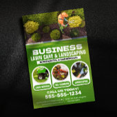 Modern Lawncare & Landscaping Lawn care maaien Flyer