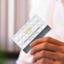 Modern Lawyer Attorney Gold en Silver Courthouse