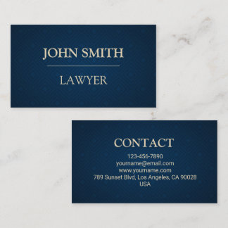 Modern Lawyer Business Card Visitekaartje