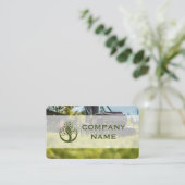 Modern Lawyer Business Card Visitekaartje (Staand voorkant)