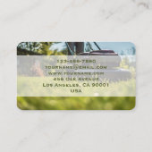 Modern Lawyer Business Card Visitekaartje (Achterkant)