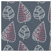 Modern Leaf Pattern Stof (Close Up)