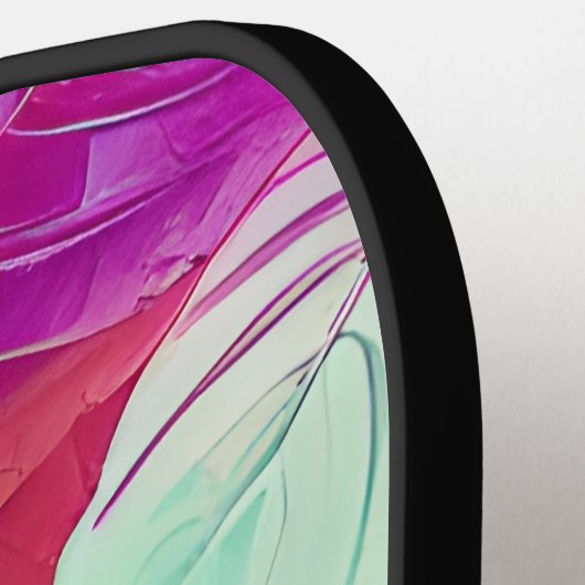 Modern Leafy Design Pattern Pickleball Paddle (Links Detail)