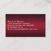 Modern Leather Professional Designer Visitekaartje (Achterkant)