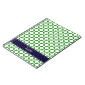 Modern Leaves Custom Notitieboek (Linkerzijde)