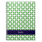 Modern Leaves Custom Notitieboek (Voorkant)