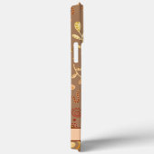 Modern Leaves Trendy  naam Inspirivity Case-Mate iPhone Case (Achterkant / Rechts)