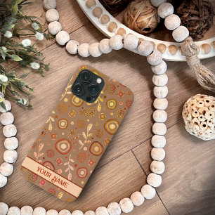 Modern Leaves Trendy naam Inspirivity Case-Mate iPhone Case
