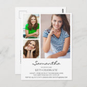 Modern Leaving for College Trunk Party 3 Foto Briefkaart (Voorkant / Achterkant)