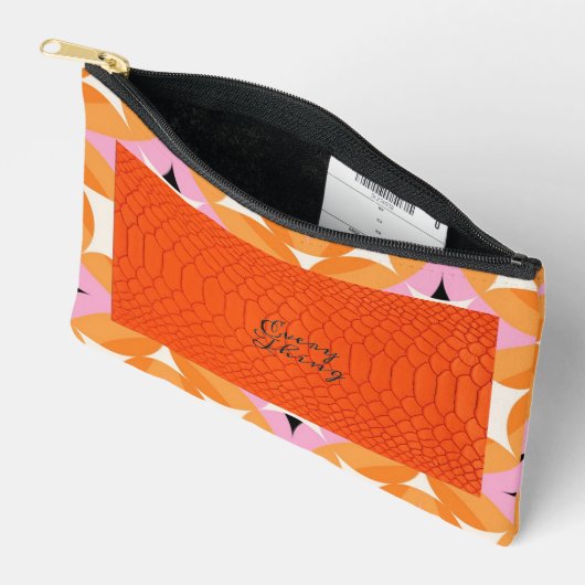 Modern leer etui (Open)