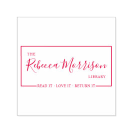 Modern Lees het Love It Return It | Aangepaste bib Zelfinktende Stempel