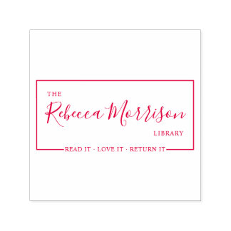 Modern Lees het Love It Return It | Aangepaste bib Zelfinktende Stempel