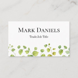 Modern lef-ontwerp visitekaartje