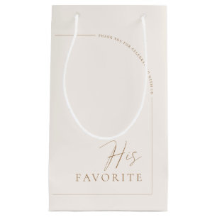 Modern legant Arch Wedding Gast haar favoriet Klein Cadeauzakje