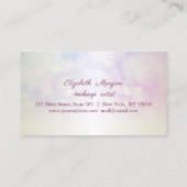 Modern legant, Bokeh, Glittery Lips Loyalty-kaart Klantenkaartje (Achterkant)