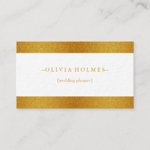 Modern legant Gold Foil Metal Professional Visitekaartje