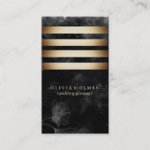 Modern legant Gold Foil Metal Professional Visitekaartje (Voorkant)