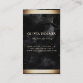 Modern legant Gold Foil Metal Professional Visitekaartje (Achterkant)