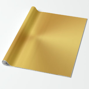 Modern legant Gold Metallic Cadeaupapier