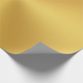 Modern legant Gold Metallic Cadeaupapier (Hoek)