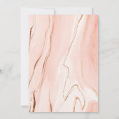 Modern legant Rings met Rozen Weddenschap Kaart (Achterkant)