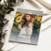 Modern legant Script Overlay 2 Photo Afstuderen Aankondiging