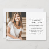 Modern legant script twee fotograaf Partij Kaart (Achterkant)