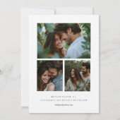 Modern legant Script Wedding Save The Date (Achterkant)