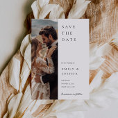Modern legant Script Wedding Save The Date