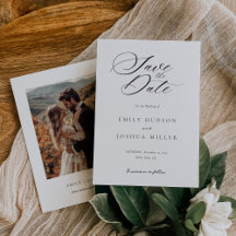 Modern legant Script Wedding