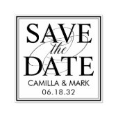 Modern legant slaat de datum van de persoonlijke s  zelfinktende stempel (Design)