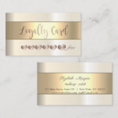 Modern legant, Stripe Luminous, Hearts Loyalty Car (Voorkant / Achterkant)