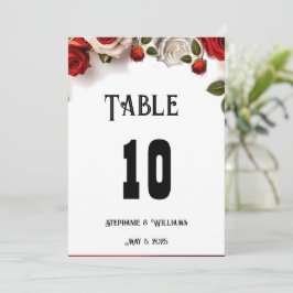 Modern legant taupe Weddenschappen Table Number