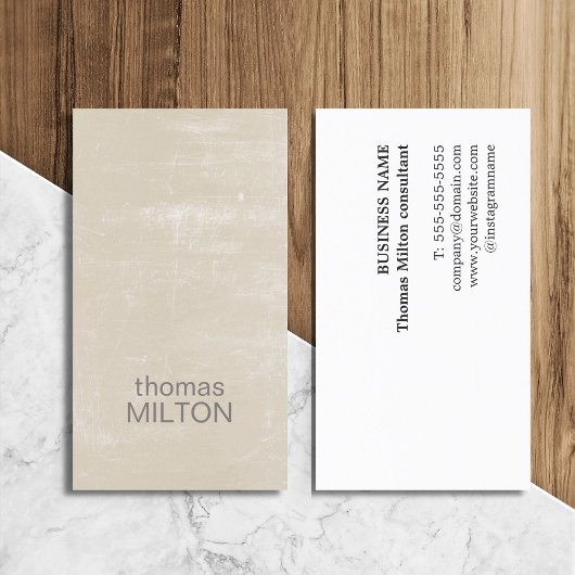 Modern legant Texture Consultant Visitekaartje