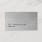 Modern legant Texture Grey Consultant Visitekaartje (Voorkant)