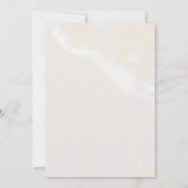 Modern legant Waterverf Script Wedding Kaart (Achterkant)