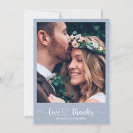 Modern legant Weddenschap Bedankt voor je fotokaar