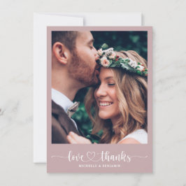 Modern legant Weddenschap Bedankt voor je fotokaar