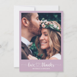 Modern legant Weddenschap Bedankt voor je fotokaar