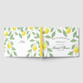 Modern Lemon Boho Summer Vrijgezellenfeest Gastenboek (Volledig)