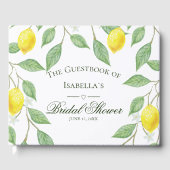 Modern Lemon Boho Summer Vrijgezellenfeest Gastenboek (Voorkant)