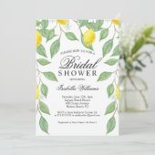 Modern Lemon Boho Vrijgezellenfeest Kaart (Staand voorkant)