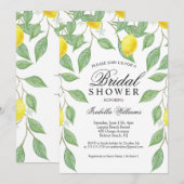 Modern Lemon Boho Vrijgezellenfeest Kaart (Voorkant / Achterkant)