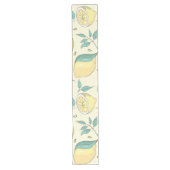 Modern Lemon Citrus Summer yellow Personalised T Lange Tafelloper (Voorkant)