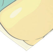 Modern Lemon Citrus Summer yellow Personalised T Lange Tafelloper (Hoek)